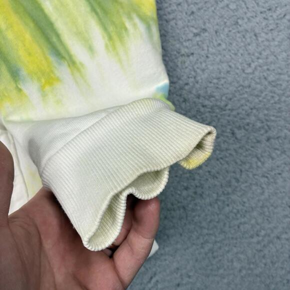 KITH Williams I Hoodie Men’s Medium Blue Green Tye Dye Logo Spell Out Streetwear - Picture 3 of 8